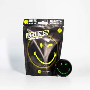 Glow in the Dark Legendary Smiley Halves and Bag