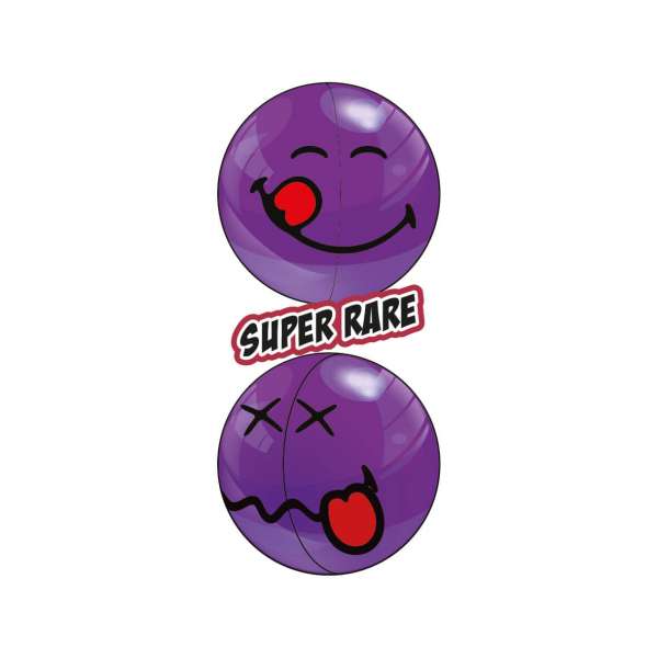 Two Purple Super Rare Smiley Halves